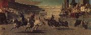 Alexander von Wagner Romisches vehicle race Spain oil painting reproduction